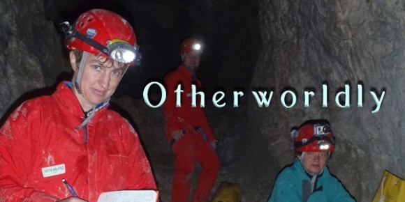 Jenn Macalady and colleagues in the Frasassi cave system in Italy,